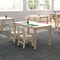 Flash Furniture 23.5 in W, 47.25 in L, 21.25 in H, Beechwood, Birch Plywood, Beech MK-ME088012-GG - alternate 6